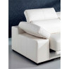 Chaise Longue Piel Natural asientos deslizantes GLORIO