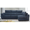 Sofá con Chaise Longue asientos deslizantes Mayte | Sofás de cuero