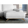 Sofá Chaise Longue Cuero Contemporánea JULIANA | Sofás de piel