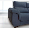 Sofá con Chaise Longue asientos deslizantes Mayte | Sofás de cuero