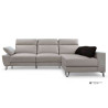 Sofá Chaise Longue Moderno – Piel Blanca y Diseño de Lujo