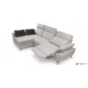 Sofá Chaise Longue Moderno – Piel Blanca y Diseño de Lujo