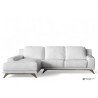 Sofá Chaise Longue Cuero Contemporánea JULIANA | Sofás de piel