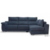 Sofá con Chaise Longue asientos deslizantes Mayte | Sofás de cuero