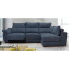 Sofá con Chaise Longue asientos deslizantes Mayte | Sofás de cuero