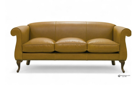 Sofá y sillón Valladolid en piel natural | Sofá y sillón de cuero