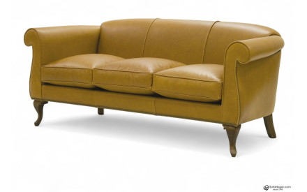 Sofá y sillón Valladolid en piel natural | Sofá y sillón de cuero