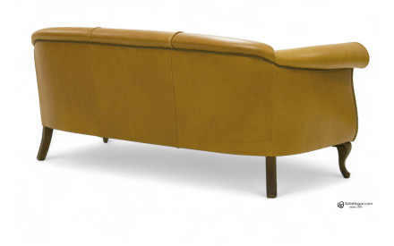 Sofá y sillón Valladolid en piel natural | Sofá y sillón de cuero