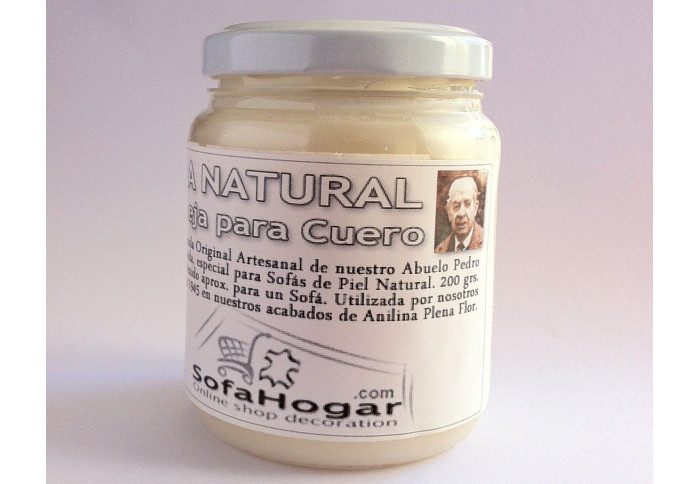 Cera para Sofás en Piel Natural Anilina | Cera limpiadora de piel
