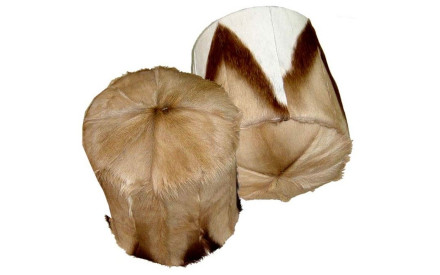 Puff piel de Gacela | Puffs de piel | Sofahogar