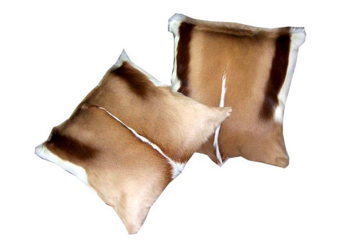 Cojín de piel de gacela Springbok | Cojines de piel de lujo